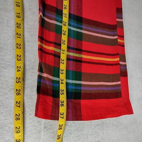 Victoria’s Secret Women's Cotton Red Plaid 2 Pc Pajama Set Size X-Small - Picture 14 of 16